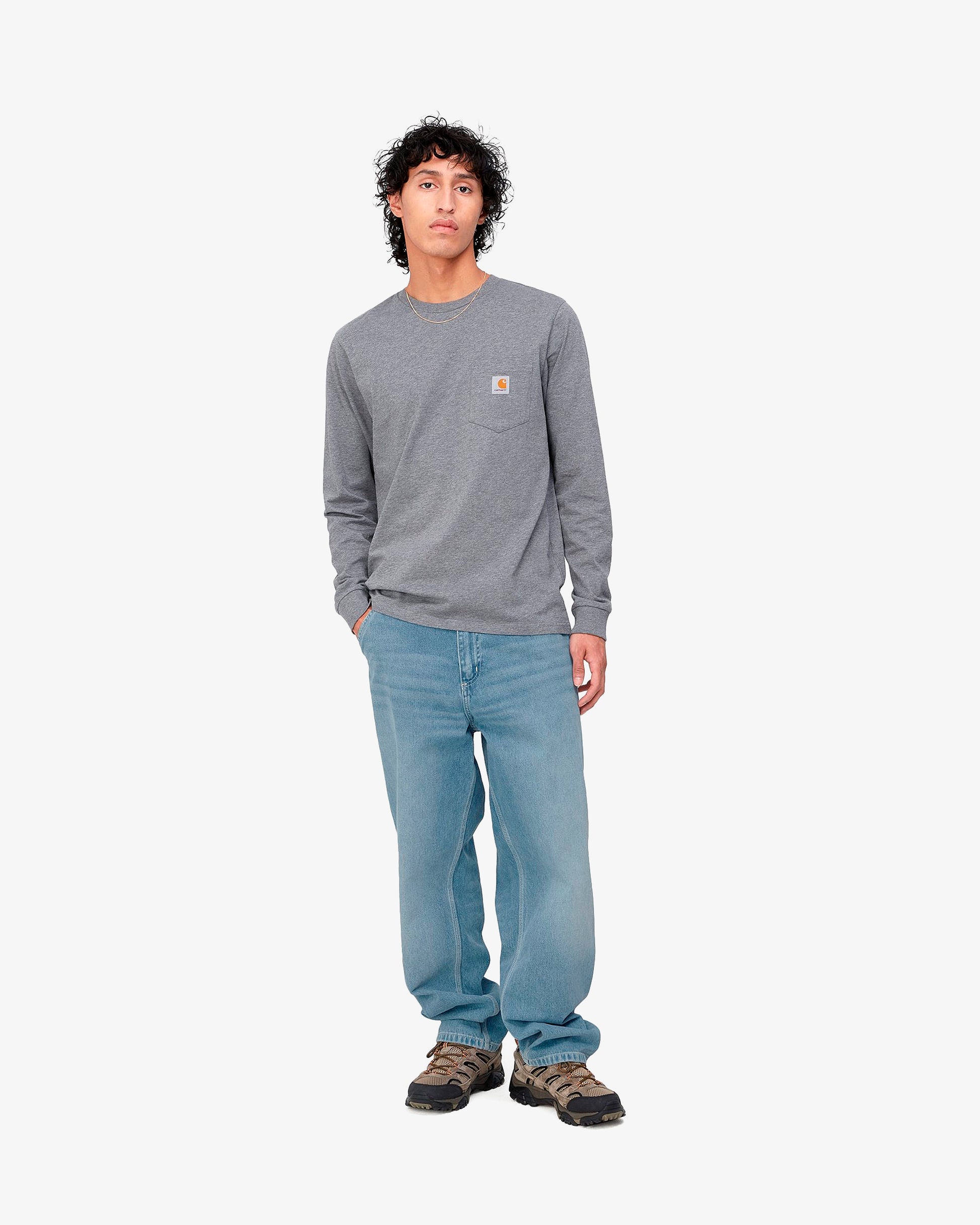 Carhartt WIP Simple Pant I022947 Blue Light True Washed www