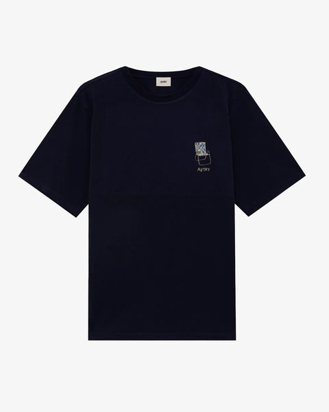 Autry Lawn Chair Graphic Tee Navy TSPM 87CB | www.wearestrap.com