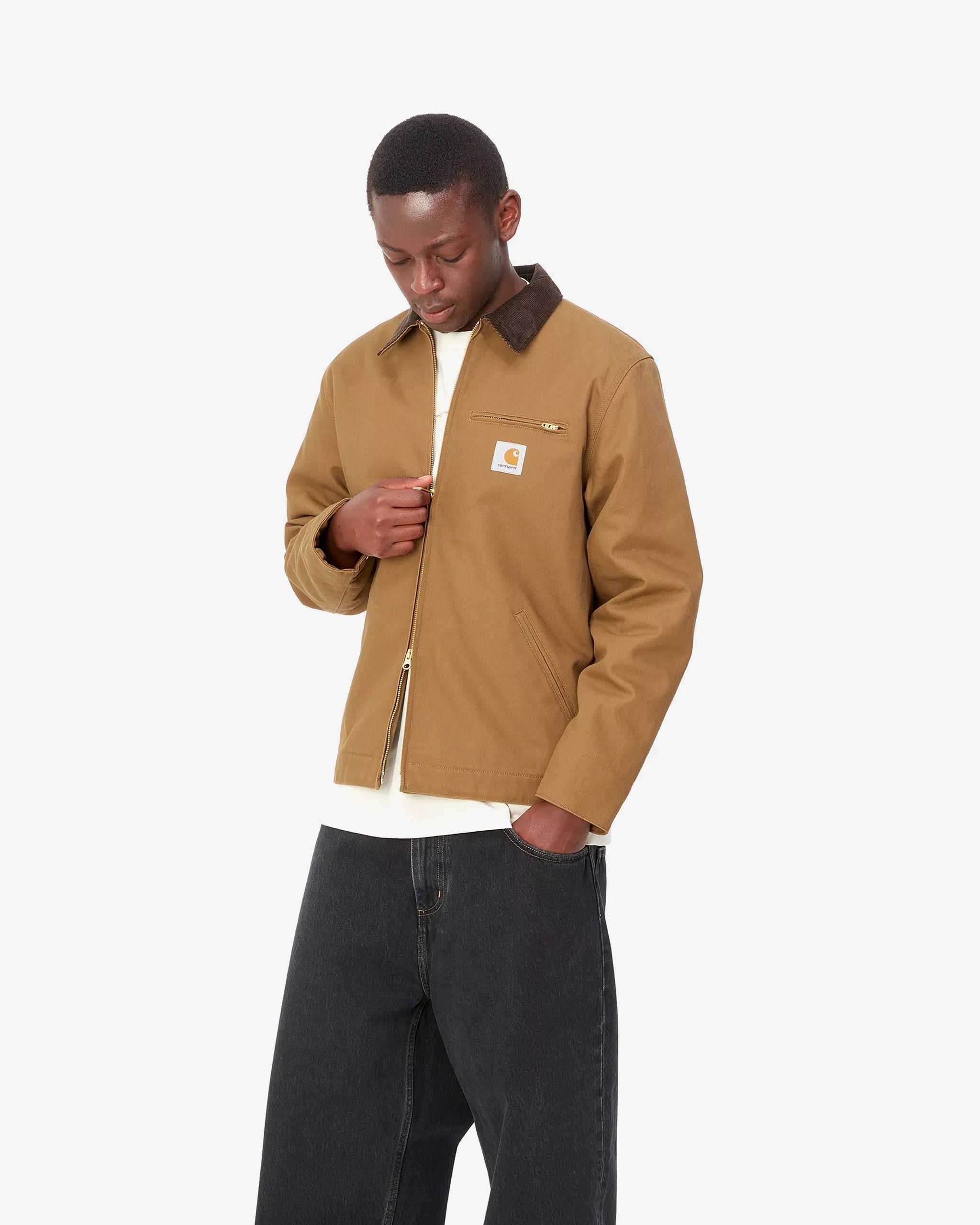 Carhartt WIP Detroit Jacket I015264 Hamilton Brown / Tobacco | www