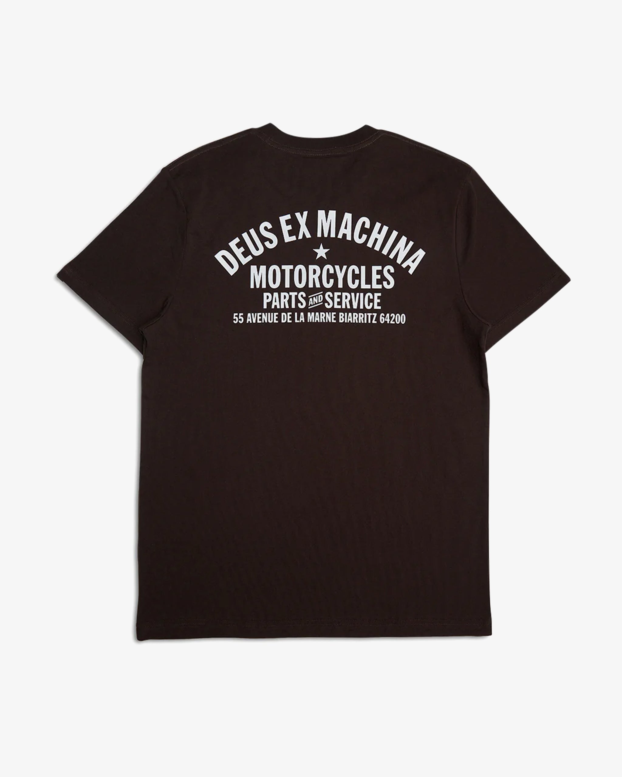 Deus Ex Machina Biarritz Address Tee Dmw41808Z Black | www