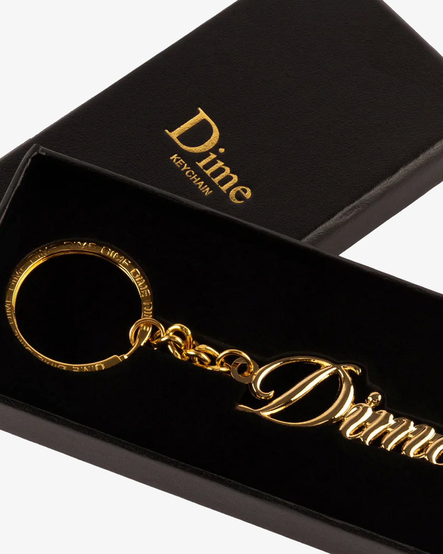 Dime Cursive Keychain DIMESP2451GLD | www.wearestrap.com | Envío 24/48h ...