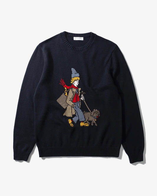 Edmmond Studios Walking Dog Sweater