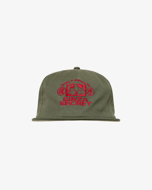 Edwin Ginza Secret 5 Panel Green Cap