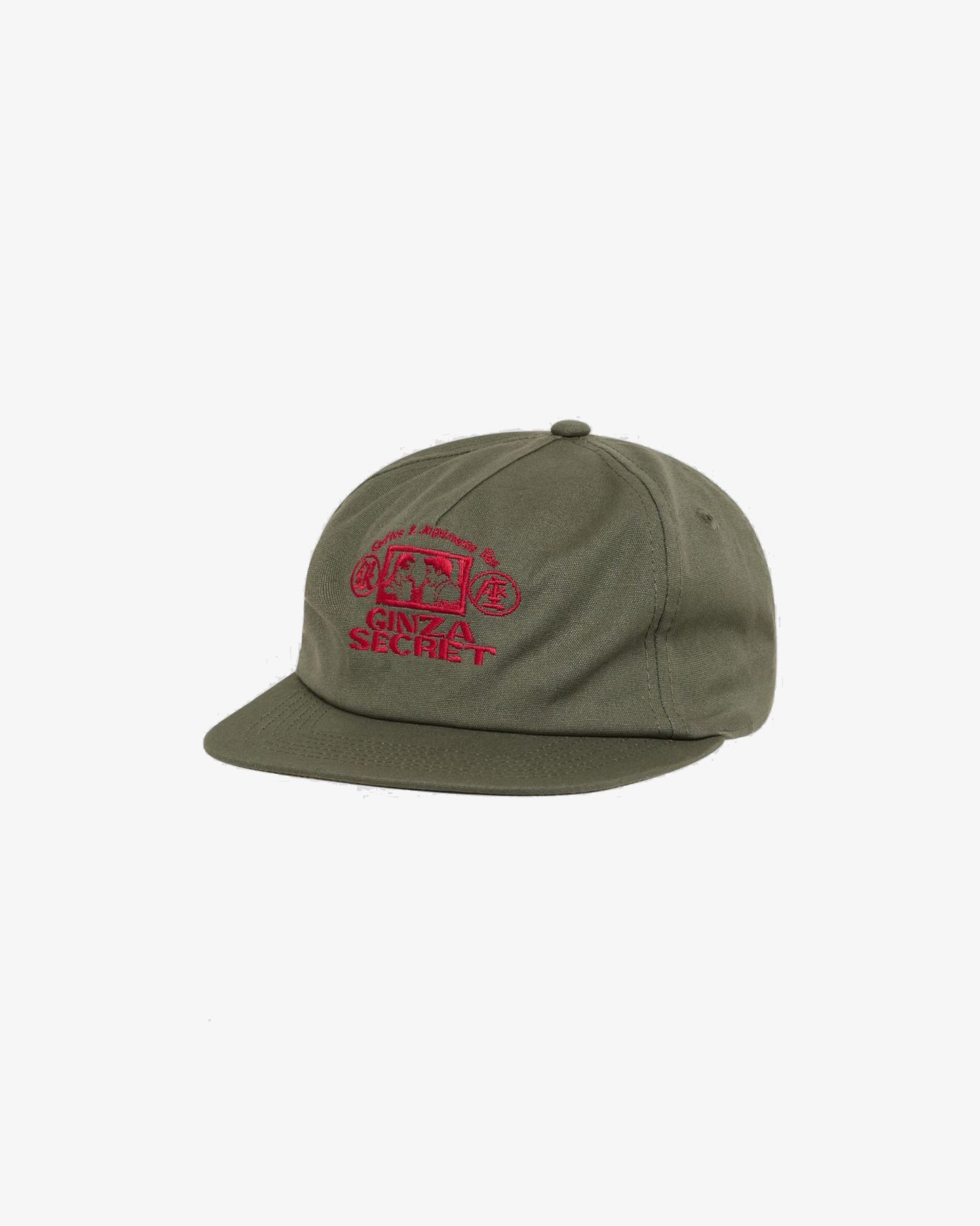 Edwin Ginza Secret 5 Panel Green Cap