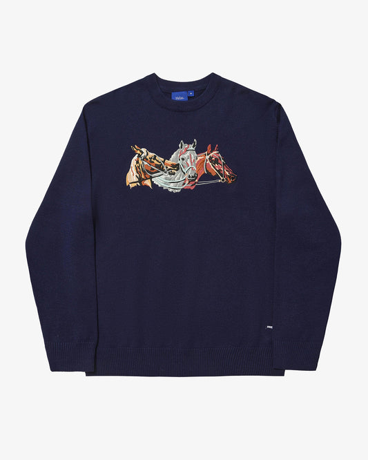 Helas Horses Crewneck Knit