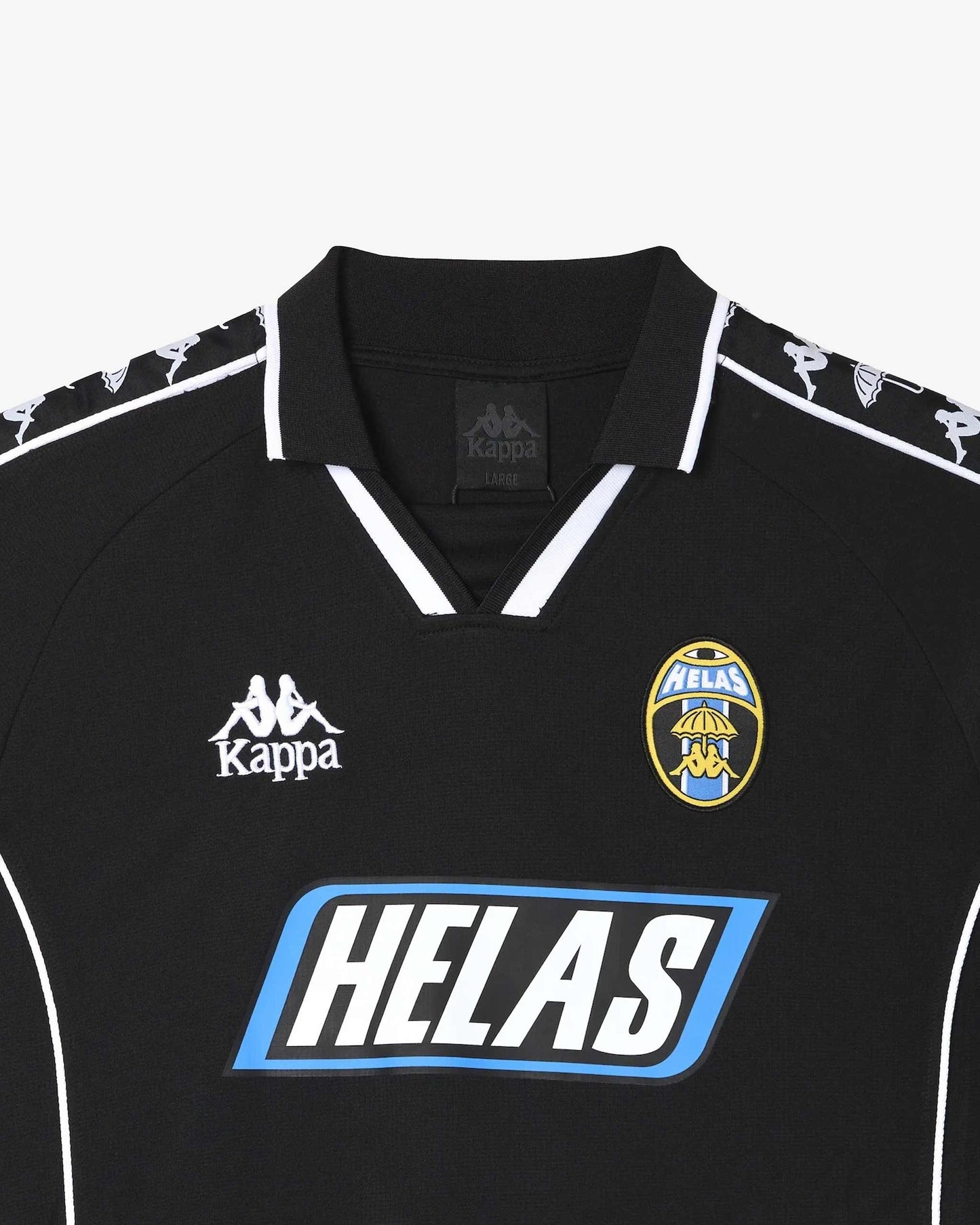 Kappa x Helas LS Polo Black
