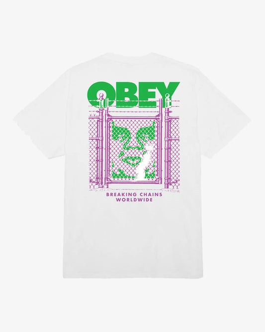 Obey Chain Link Fence Icon Tee