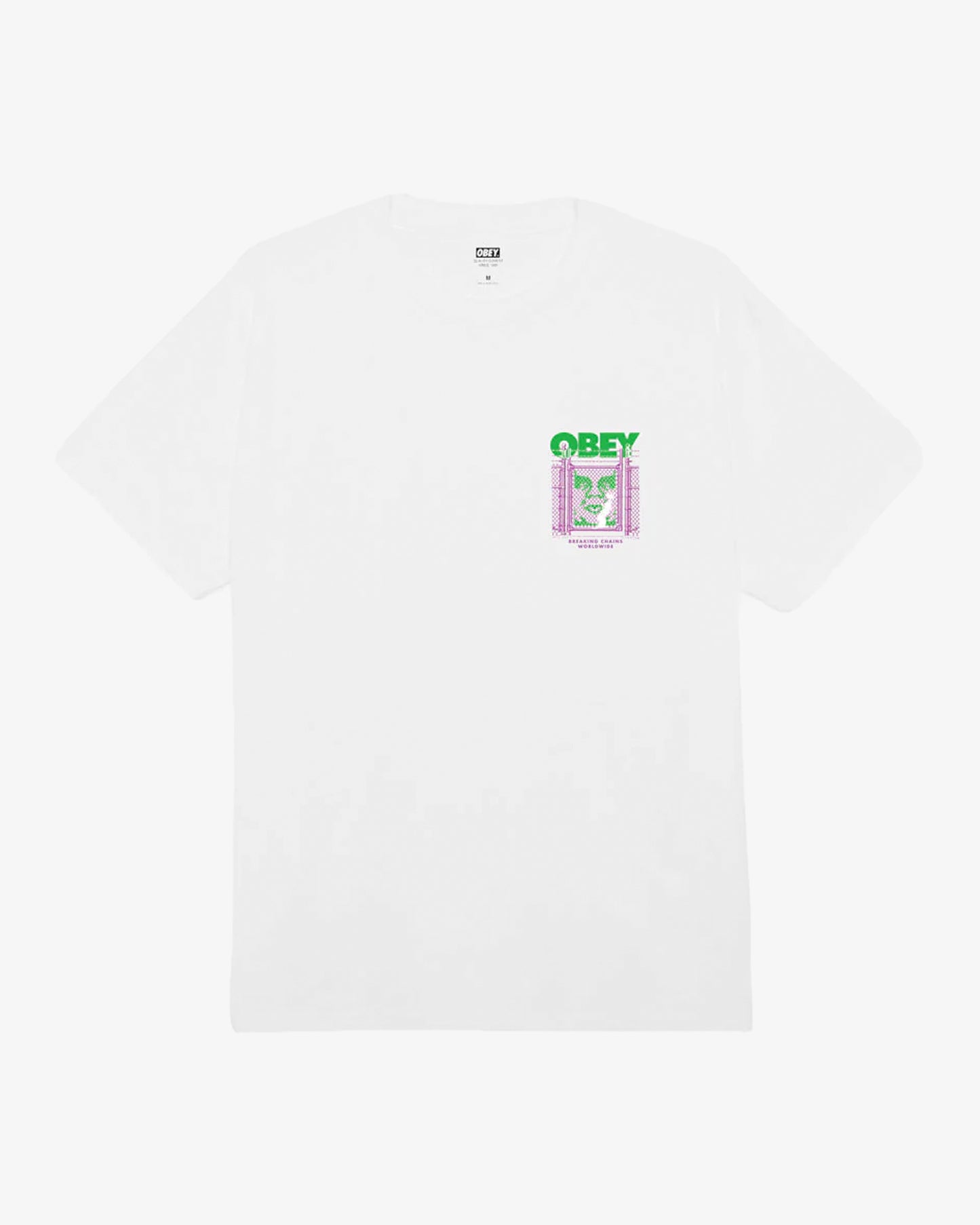 Obey Chain Link Fence Icon Tee