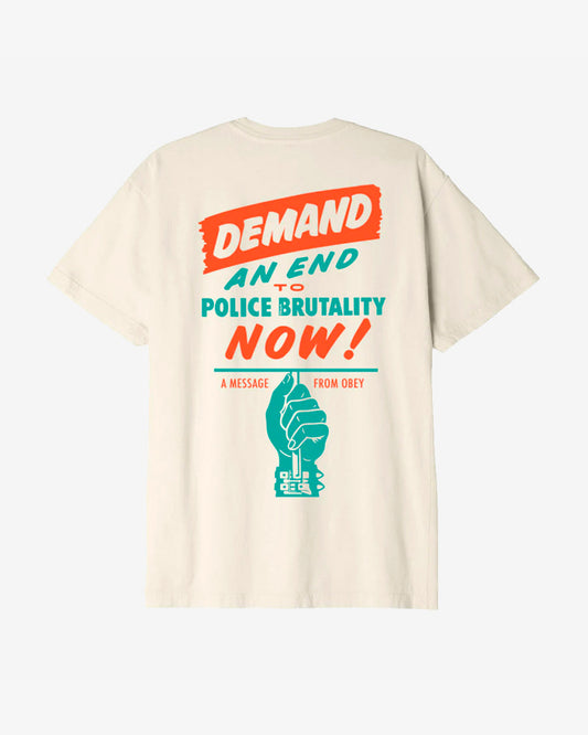 Obey End Police Brutality Tee