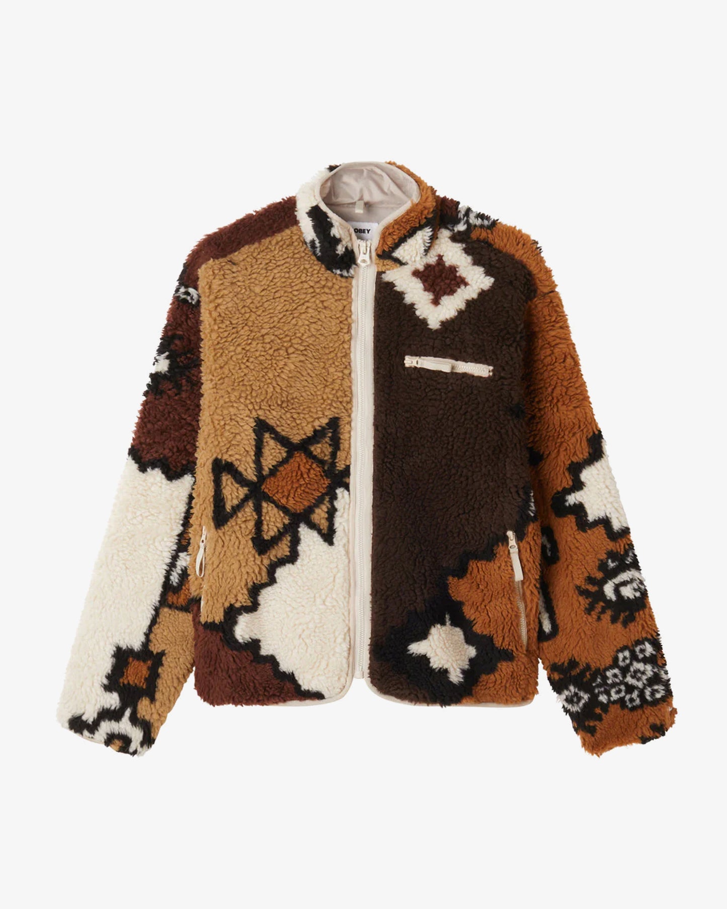 Obey Moroccan Rug Sherpa Jacket