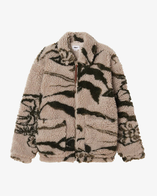 Obey Mushroom Sherpa Jacket