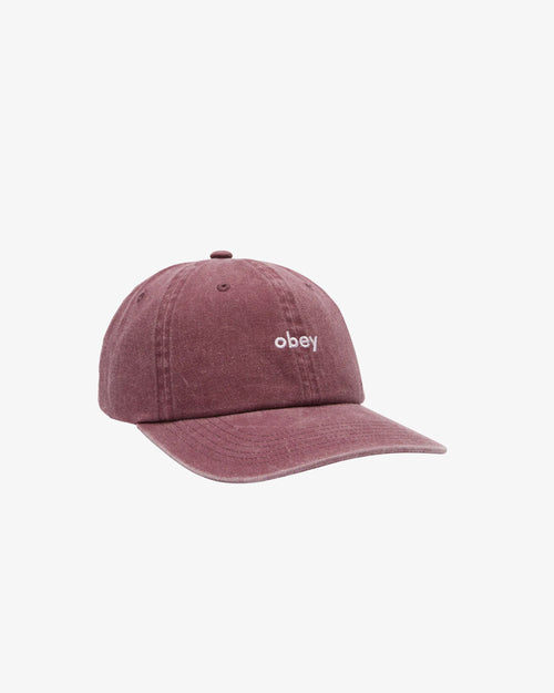 Obey Pigment Lowercase 6 Panel Stra