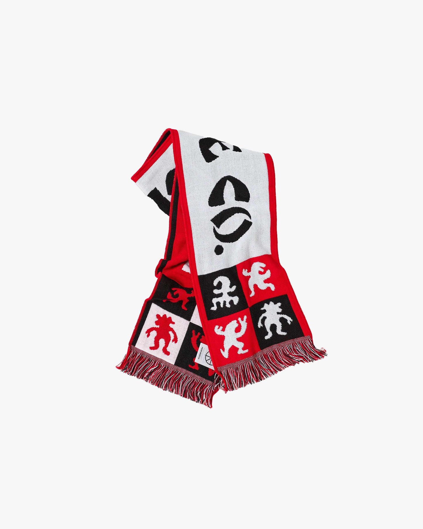 Polar Skate Co. Football Scarf | Checkers