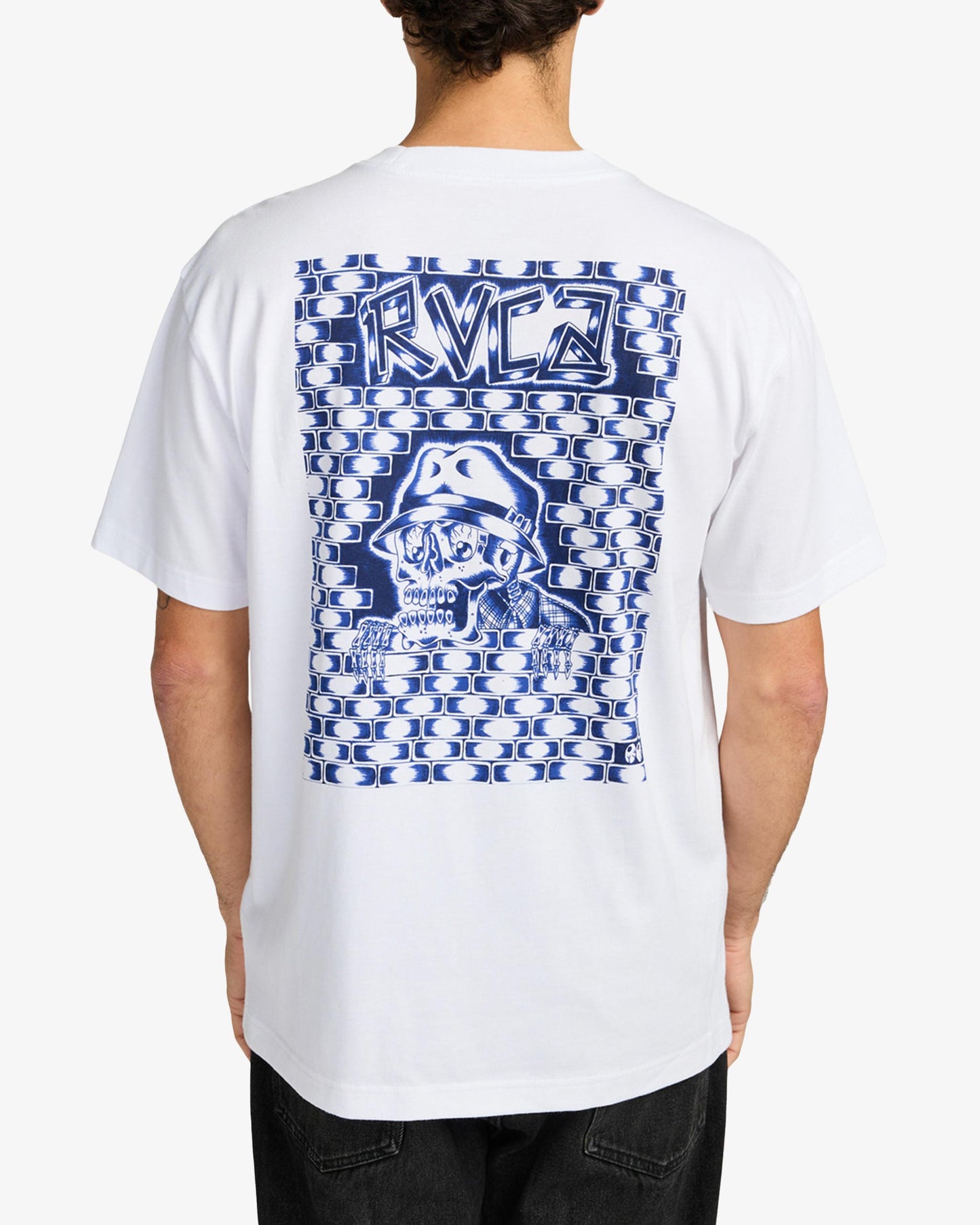 Rvca Barba Skull SS Tee