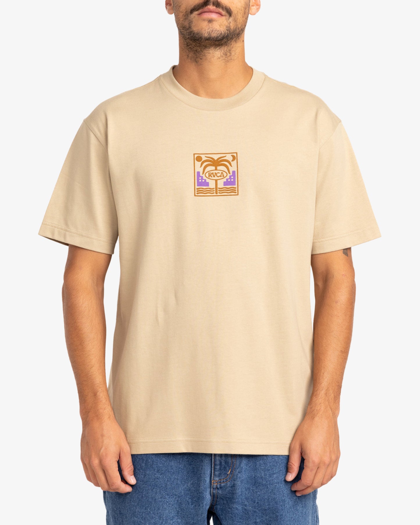 Rvca Morocco Palms SS Tee