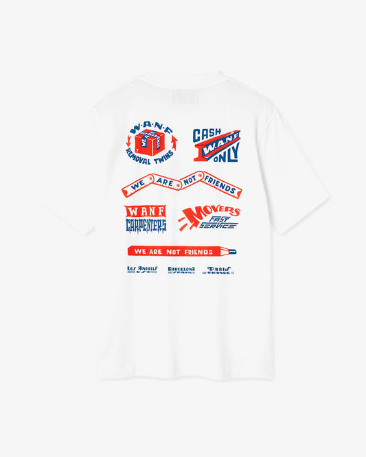 We Are Not Friends Company Logos T-Shirt