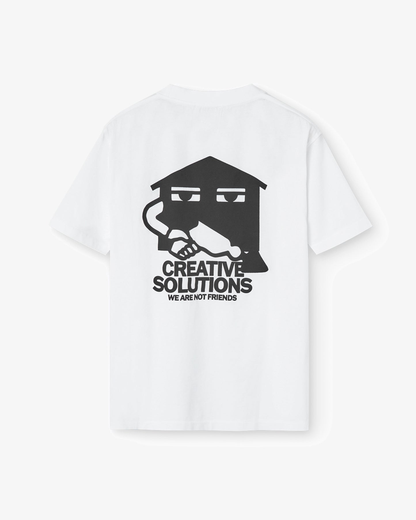 We Are Not Friends Creative White Tee